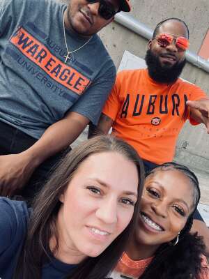 Joseph and friends attended Auburn University Tigers vs. Georgia State Panthers - Homecoming - NCAA Football on Sep 25th 2021 via VetTix 