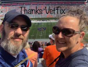 Kelly & Christine Young attended Auburn University Tigers vs. Georgia State Panthers - Homecoming - NCAA Football on Sep 25th 2021 via VetTix 