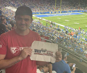 Aaron H attended Detroit Lions vs. San Francisco 49ers - NFL on Sep 12th 2021 via VetTix 