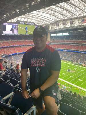 Chris attended Houston Texans vs. Jacksonville Jaguars - NFL on Sep 12th 2021 via VetTix 