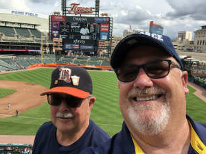 Morrow attended Detroit Tigers vs. Milwaukee Brewers - MLB on Sep 15th 2021 via VetTix 