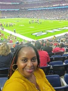 Michelle C. attended Houston Texans vs. New York Jets - NFL on Nov 28th 2021 via VetTix 