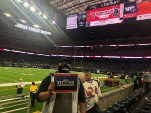 MARIO attended Houston Texans vs. New York Jets - NFL on Nov 28th 2021 via VetTix 