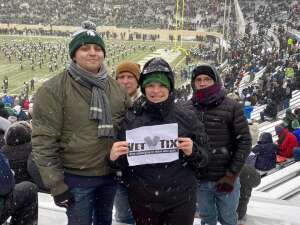 Awesome attended Michigan State Spartans vs. Penn State - NCAA Football on Nov 27th 2021 via VetTix 