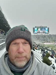 Jim attended Michigan State Spartans vs. Penn State - NCAA Football on Nov 27th 2021 via VetTix 