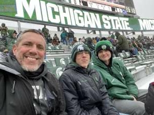 Jim attended Michigan State Spartans vs. Penn State - NCAA Football on Nov 27th 2021 via VetTix 
