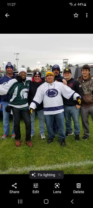 Ed Farmer  attended Michigan State Spartans vs. Penn State - NCAA Football on Nov 27th 2021 via VetTix 
