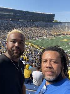 Terry G attended University of Michigan Wolverines vs. Rutgers Scarlet Knights - NCAA Football on Sep 25th 2021 via VetTix 