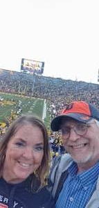 Mark and Erica attended University of Michigan Wolverines vs. Rutgers Scarlet Knights - NCAA Football on Sep 25th 2021 via VetTix 