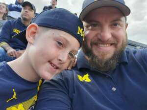 Mike attended University of Michigan Wolverines vs. Rutgers Scarlet Knights - NCAA Football on Sep 25th 2021 via VetTix 