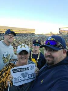 mike attended University of Michigan Wolverines vs. Rutgers Scarlet Knights - NCAA Football on Sep 25th 2021 via VetTix 
