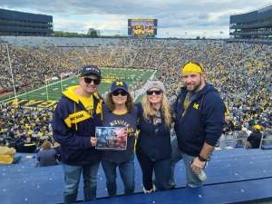 Jerry attended University of Michigan Wolverines vs. Rutgers Scarlet Knights - NCAA Football on Sep 25th 2021 via VetTix 