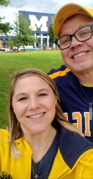 Ngarvison attended University of Michigan Wolverines vs. Rutgers Scarlet Knights - NCAA Football on Sep 25th 2021 via VetTix 