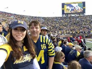 Eric Ritter attended University of Michigan Wolverines vs. Rutgers Scarlet Knights - NCAA Football on Sep 25th 2021 via VetTix 