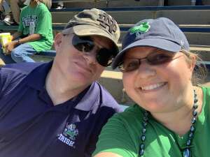 Kelly attended Notre Dame Fighting Irish vs. Purdue Boilermakers - NCAA Football on Sep 18th 2021 via VetTix 