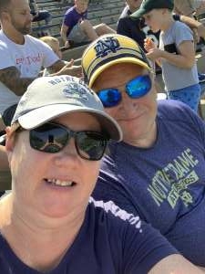 Clyde attended Notre Dame Fighting Irish vs. Purdue Boilermakers - NCAA Football on Sep 18th 2021 via VetTix 