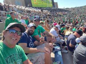 Making dreams come true! attended Notre Dame Fighting Irish vs. Purdue Boilermakers - NCAA Football on Sep 18th 2021 via VetTix 