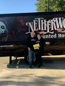 Kelly Dodd attended Netherworld Haunted House on Sep 25th 2021 via VetTix 