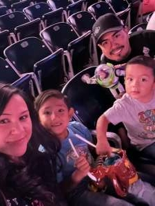 Vieyra Family attended Disney on Ice Presents Let's Celebrate on Nov 15th 2021 via VetTix 