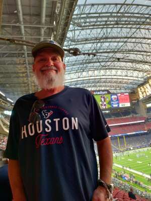Gary Ross attended Houston Texans vs. Carolina Panthers - NFL on Sep 23rd 2021 via VetTix 