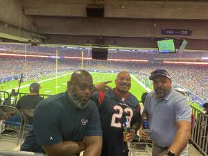 Kevin C Walker attended Houston Texans vs. Carolina Panthers - NFL on Sep 23rd 2021 via VetTix 
