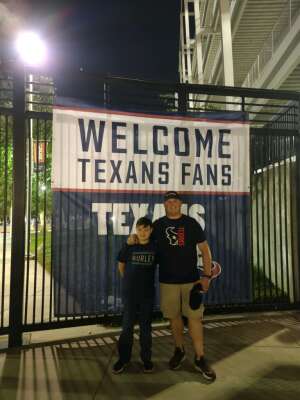 Derick attended Houston Texans vs. Carolina Panthers - NFL on Sep 23rd 2021 via VetTix 