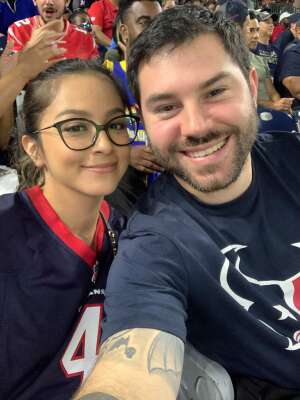 Ryan attended Houston Texans vs. Carolina Panthers - NFL on Sep 23rd 2021 via VetTix 