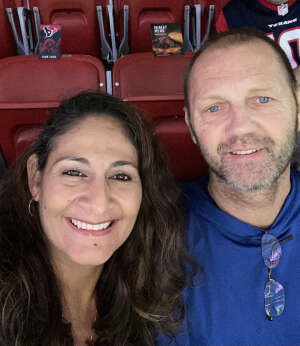 Rosa and Robert  attended Houston Texans vs. Carolina Panthers - NFL on Sep 23rd 2021 via VetTix 