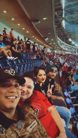 Jose Vazquez attended Houston Texans vs. Carolina Panthers - NFL on Sep 23rd 2021 via VetTix 