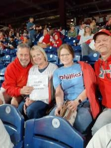 Jim Roberts  attended Philadelphia Phillies vs. Pittsburgh Pirates - MLB on Sep 24th 2021 via VetTix 