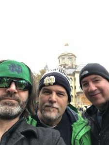 Clark attended Notre Dame Fighting Irish vs. Georgia Tech - NCAA Football on Nov 20th 2021 via VetTix 