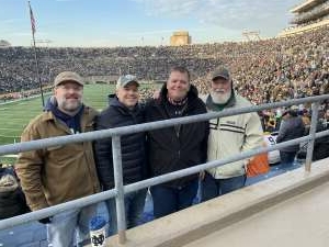 Brian Meador attended Notre Dame Fighting Irish vs. Georgia Tech - NCAA Football on Nov 20th 2021 via VetTix 