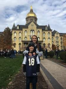 Zack Spieth attended Notre Dame Fighting Irish vs. Georgia Tech - NCAA Football on Nov 20th 2021 via VetTix 
