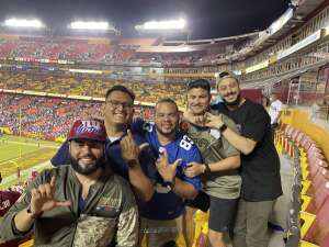 Washington Football Team vs. New York Giants - Thursday Night Football