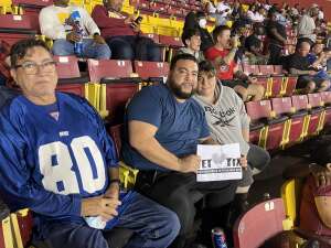 Washington Football Team vs. New York Giants - Thursday Night Football