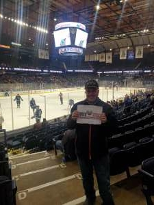 Eric R Brahar attended Chicago Wolves vs. Manitoba Moose - AHL - Military Appreciation Game! on Nov 6th 2021 via VetTix 