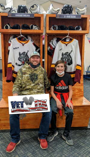 Jacob attended Chicago Wolves vs. Milwaukee Admirals - AHL - Military Appreciation Game! on Nov 7th 2021 via VetTix 