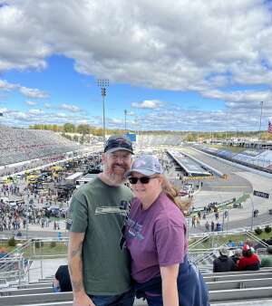Amy and Kevin Whitacre attended Xfinity 500 - NASCAR Cup Series on Oct 31st 2021 via VetTix 