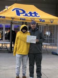 Shawn attended PITT Panthers vs. North Carolina - NCAA on Nov 11th 2021 via VetTix 