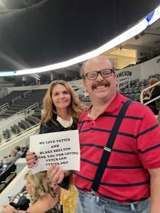 Katey attended Blake Shelton: Friends and Heroes 2021 on Sep 23rd 2021 via VetTix 