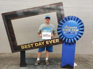 Chuck attended Arizona State Fair - Armed Forces Day on Oct 15th 2021 via VetTix 