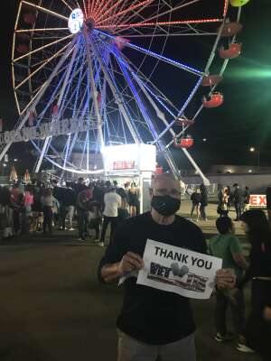 Gary in Phoenix attended Arizona State Fair - Armed Forces Day on Oct 15th 2021 via VetTix 