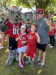 Tyler attended NC State Wolfpack vs. Clemson Tigers - NCAA Football on Sep 25th 2021 via VetTix 