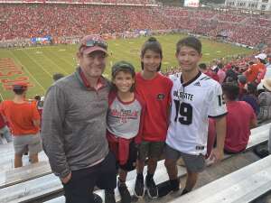 Chris C attended NC State Wolfpack vs. Clemson Tigers - NCAA Football on Sep 25th 2021 via VetTix 