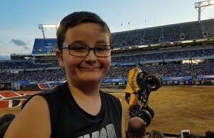 kevin attended Monster Jam World Finals on May 22nd 2022 via VetTix 