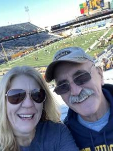 Mr & Mrs Watdwell attended West Virginia vs. Oklahoma State - NCAA Football on Nov 6th 2021 via VetTix 