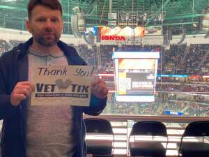 Andre attended Anaheim Ducks vs. Winnipeg Jets - Antis Community Corner on Oct 13th 2021 via VetTix 