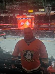 John attended Anaheim Ducks vs. Winnipeg Jets - Antis Community Corner on Oct 26th 2021 via VetTix 