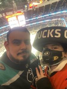Christopher  attended Anaheim Ducks vs. Winnipeg Jets - Antis Community Corner on Oct 26th 2021 via VetTix 