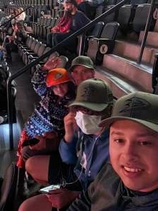 LC attended Anaheim Ducks vs. St. Louis Blues - Antis Community Corner on Nov 7th 2021 via VetTix 